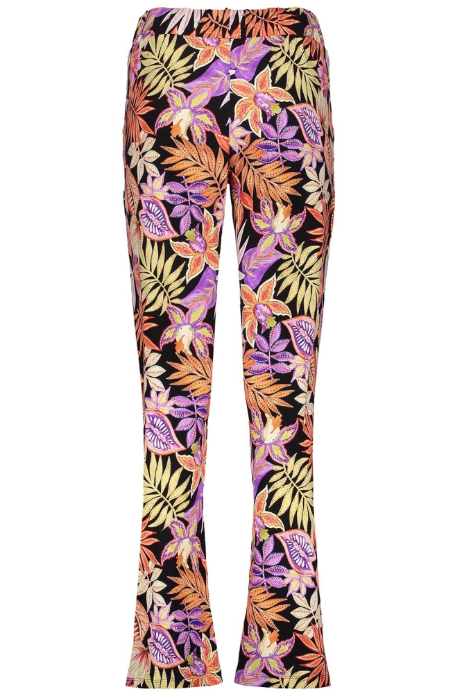 BRITT JERSEY BROEK MET PRINT 51101 60 Pr.01 Coral/Purple